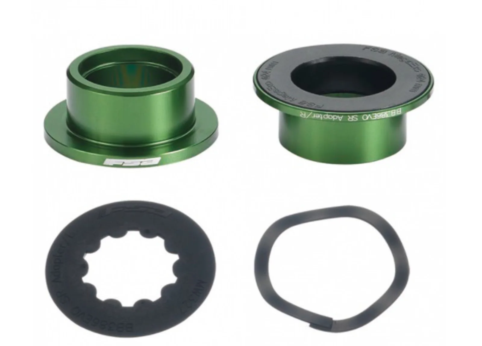 ADAPTADOR CAZOLETAS FSA 386 EVO VERDE SRAM GXP