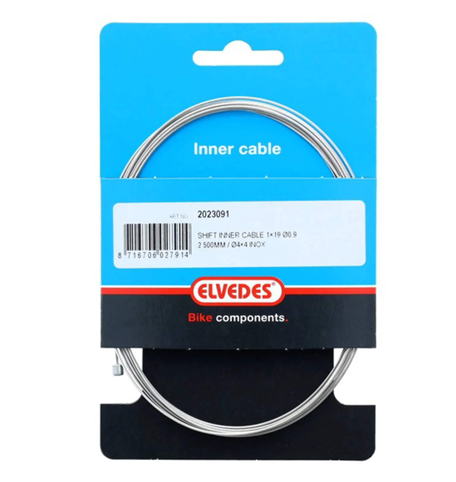 CABLE CAMBIO ELVEDES SUPERFLEX 0.9MM