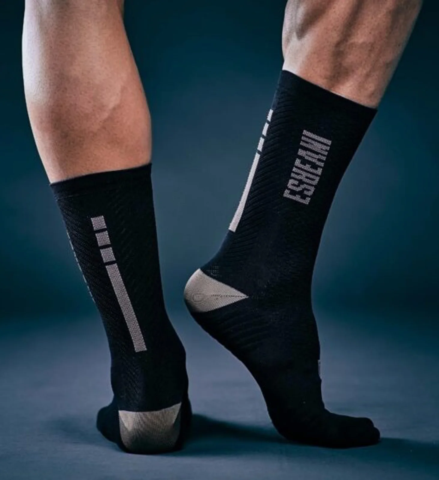 CALCETINES INVERSE CUBA NEGRO L/XL