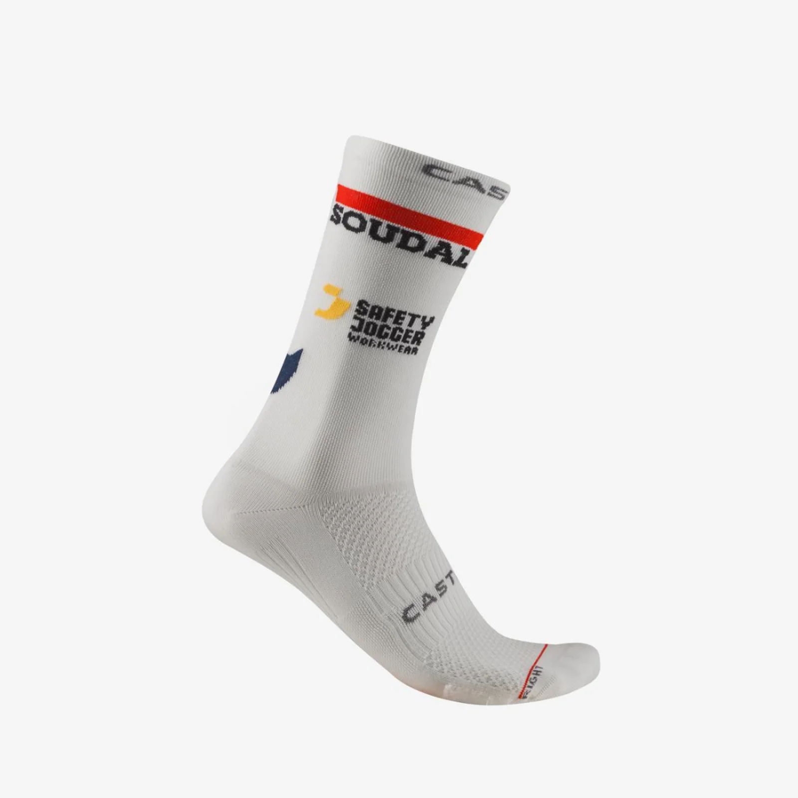 CALCETINES CASTELLI ROSSO CORSA PRO18 SOUDAL L/XL