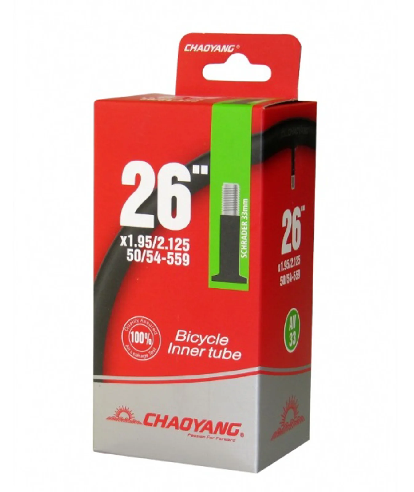 CAMARA CHAOYANG STANDART 26X1.95/2.125 STANDART 33MM
