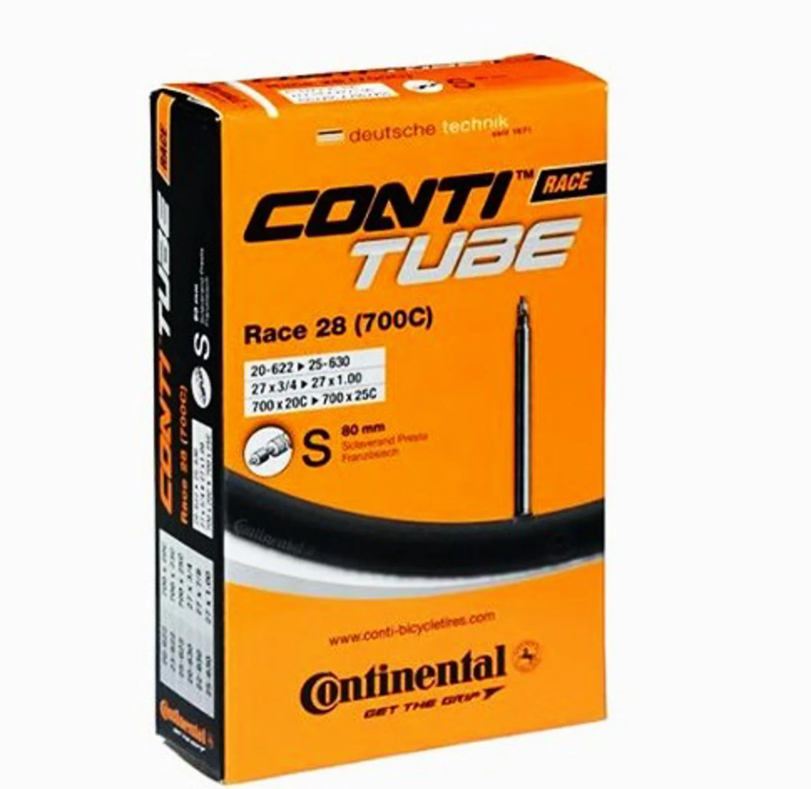 CAMARA CONTINENTAL RACE 700X20/25 PRESTA 80MM