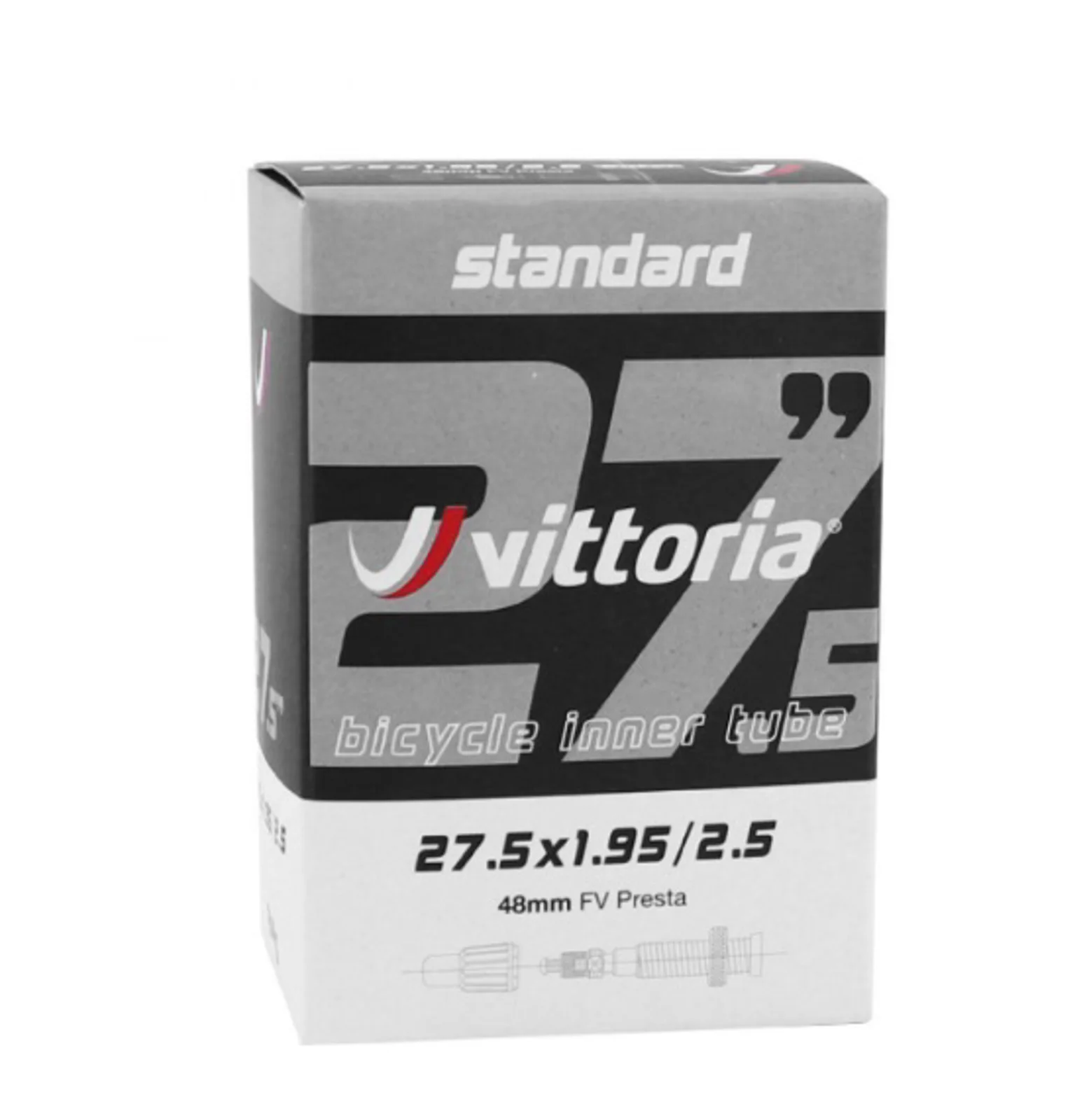 CAMARA VITTORIA STANDARD 27.5X1.50/2.00 PRESTA 48MM