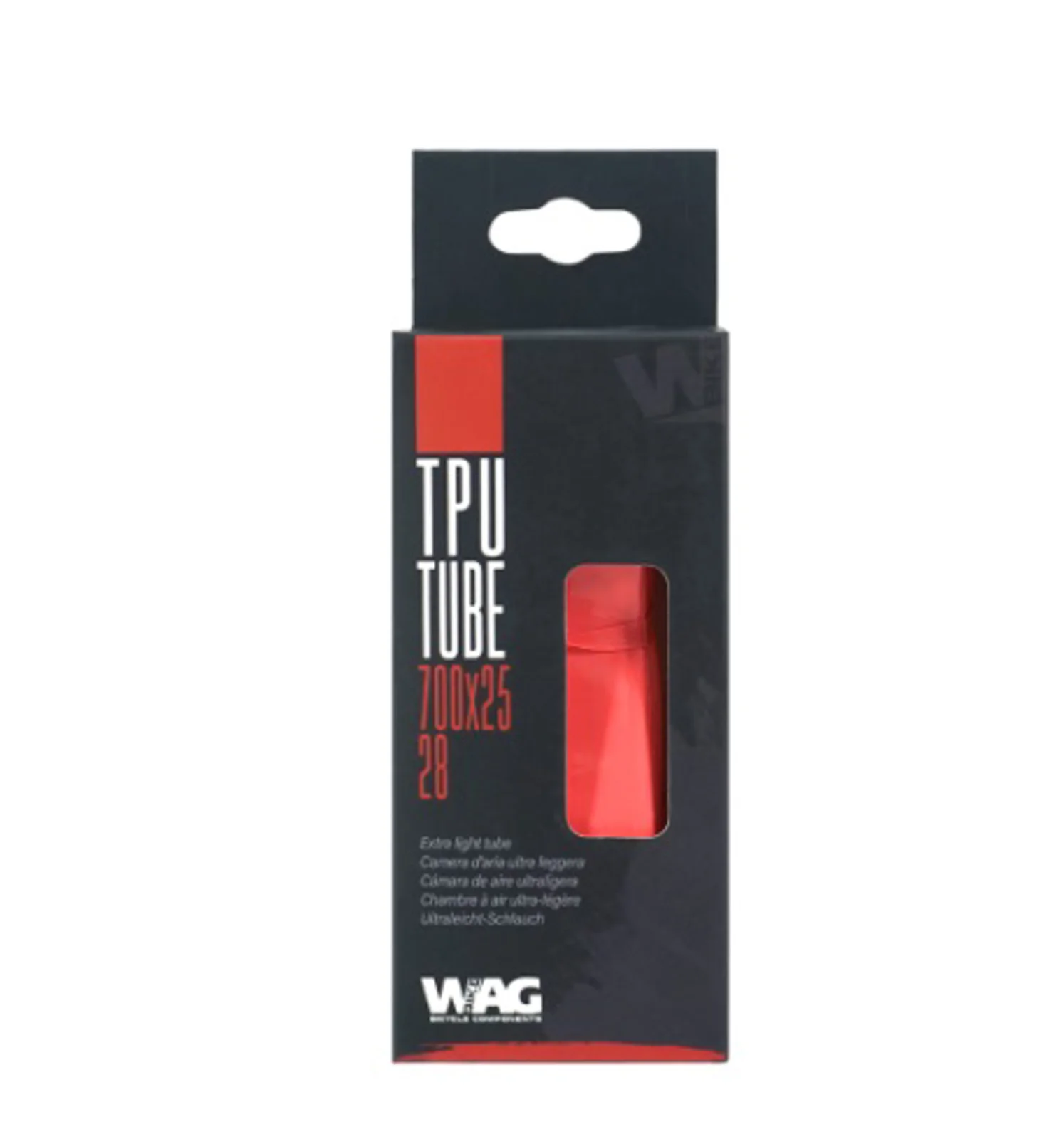 CAMARA WAG TPU TUBE 700X25/28 PRESTA 80MM