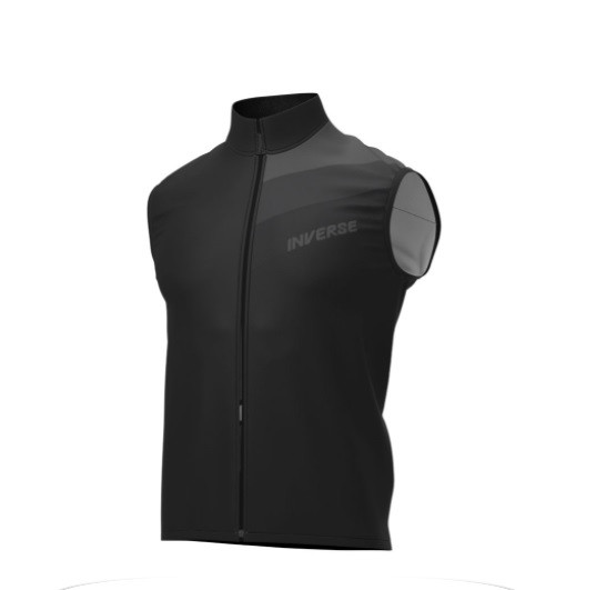 CHALECO INVERSE FRISK NEGRO M