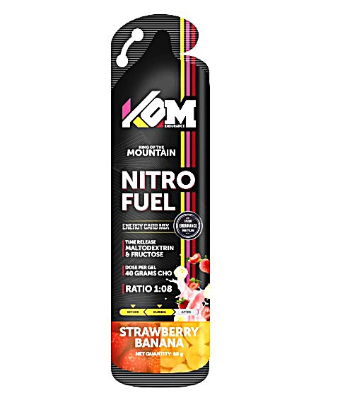 GEL ENERGETICO KOM NYTRO FUEL 1:08 FRESA/PLATANO 40 GRS