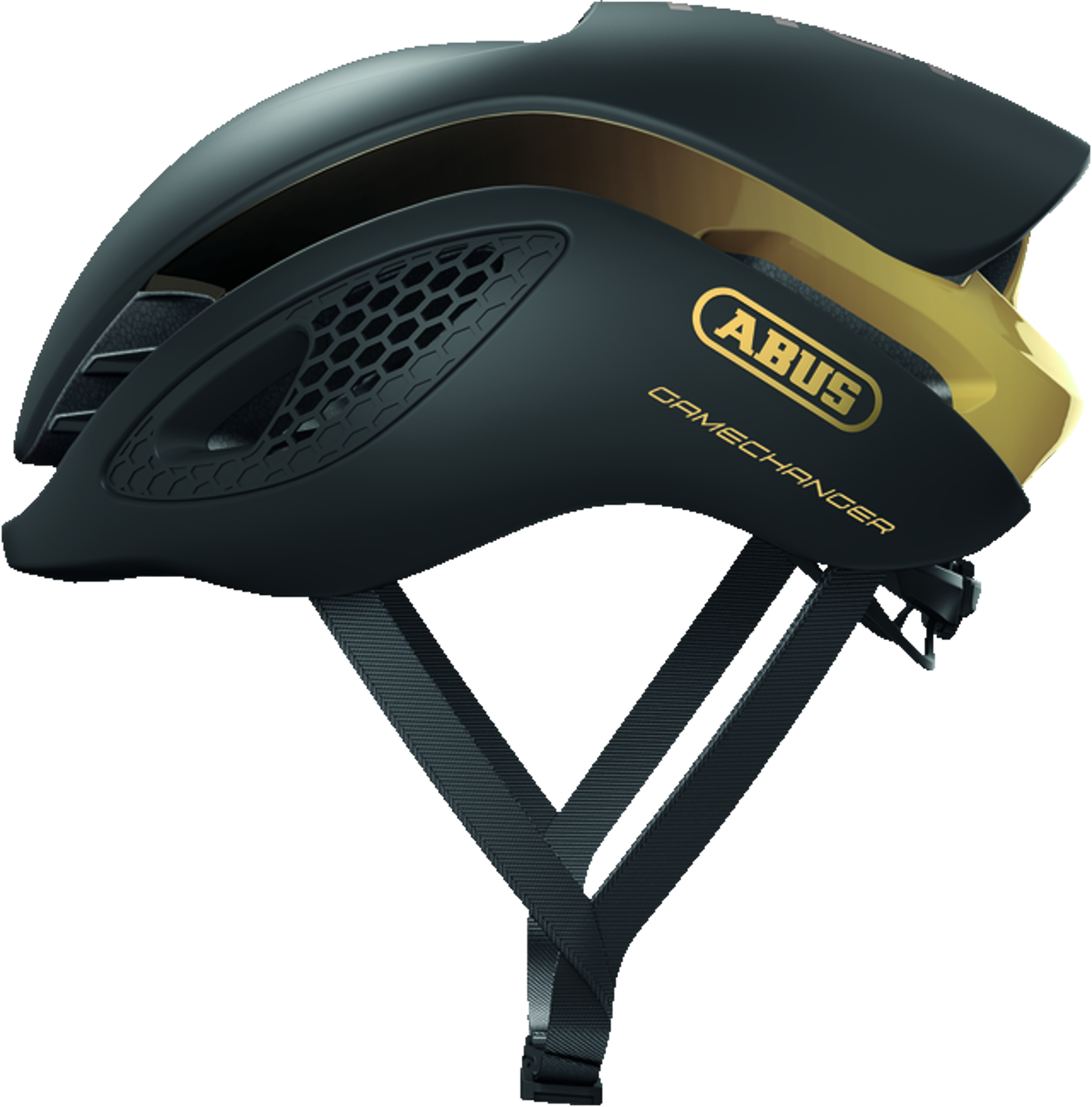 CASCO ABUS GAMECHANGER M ORO NEGRO