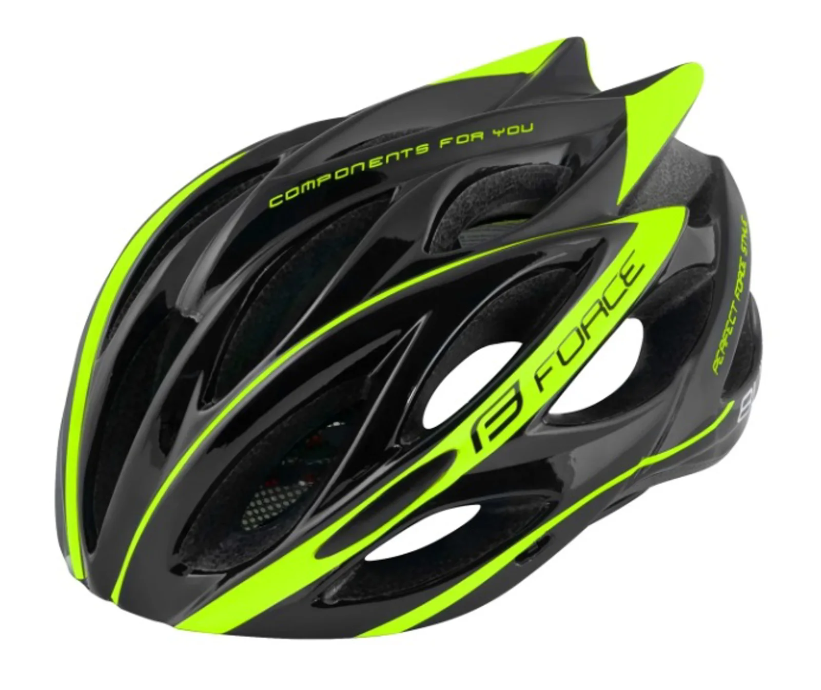 CASCO FORCE BULL NEGRO/AMARILLO S/M
