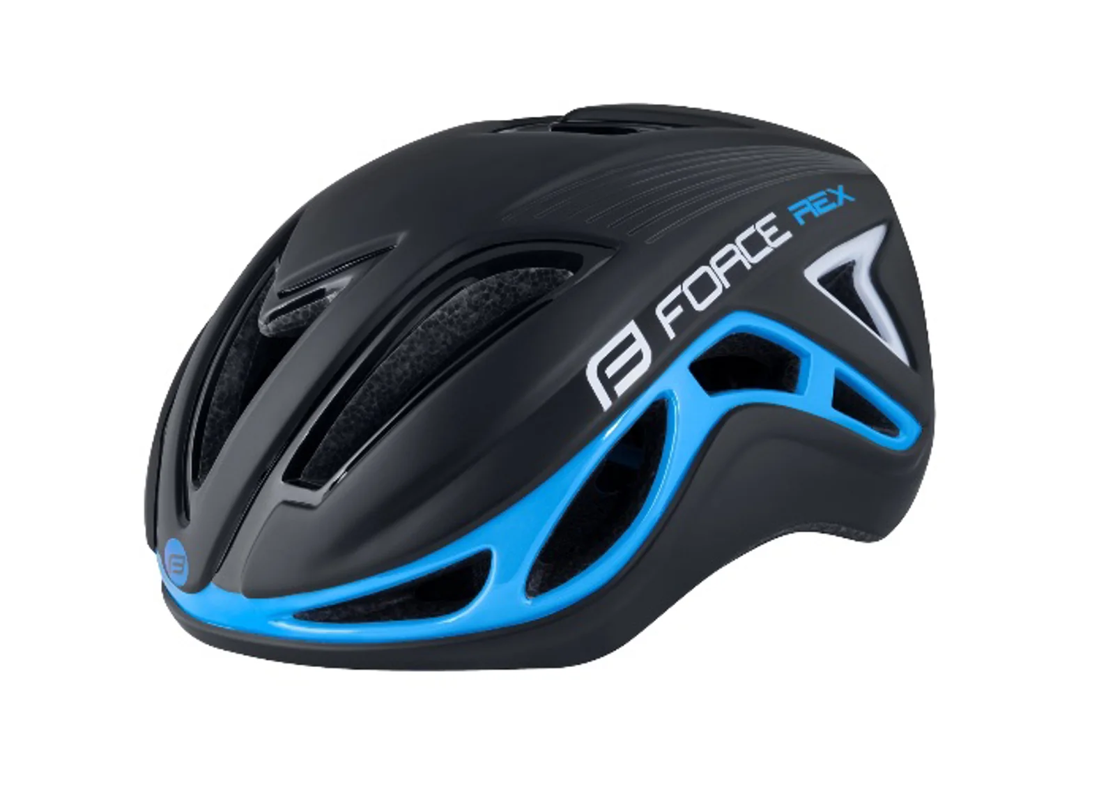 CASCO FORCE REX NEGRO/AZUL S/M