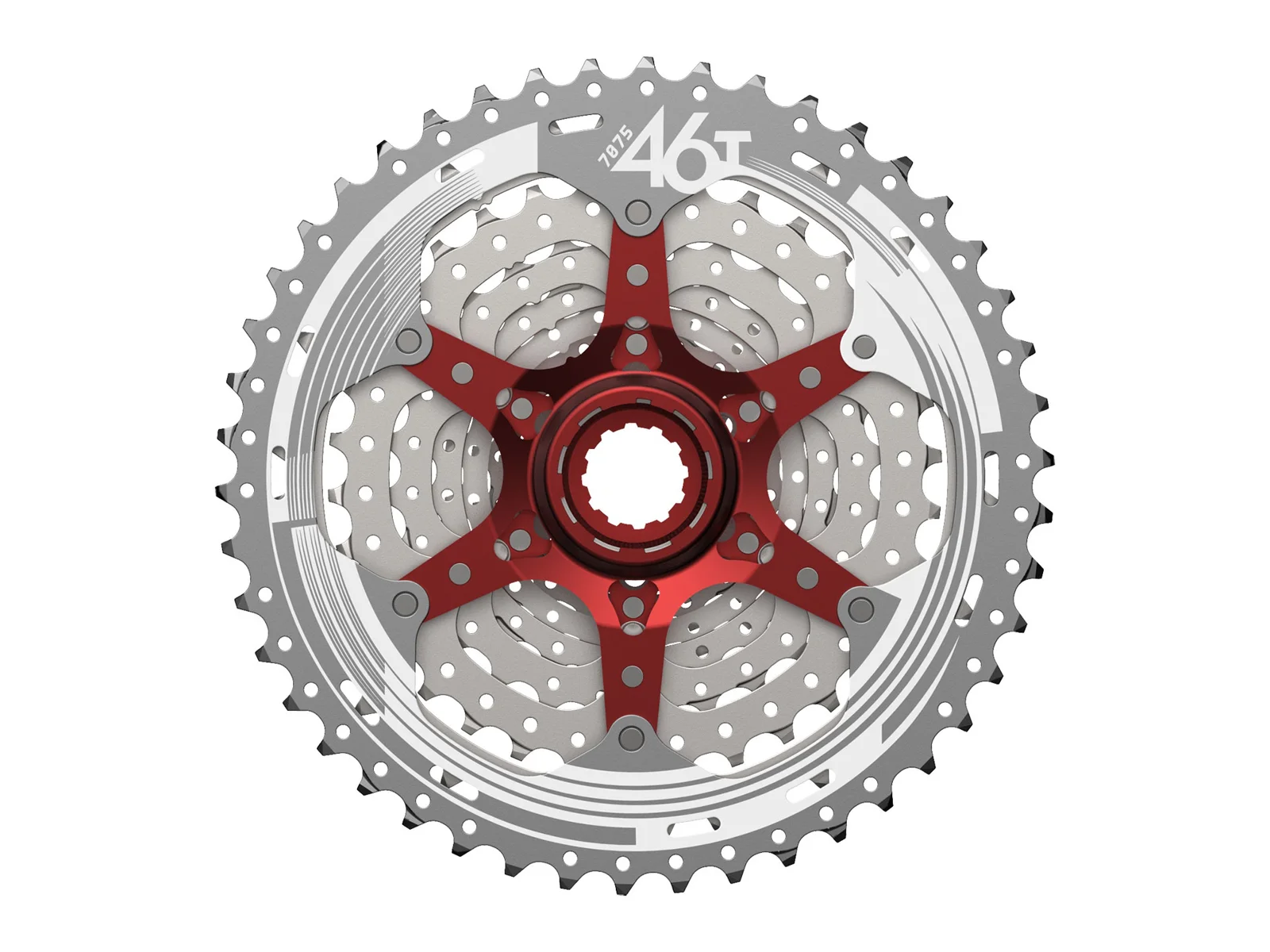 CASSETTE SUNRACE 10V MX3 11/46 PLATA