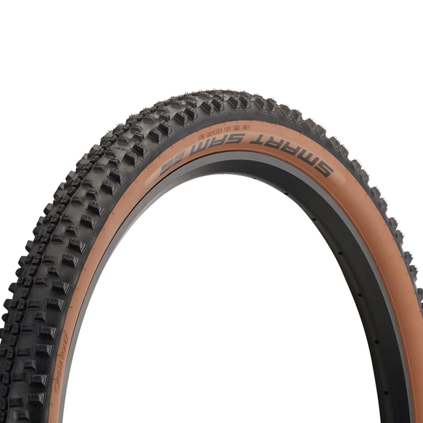CUBIERTA SCHWALBE SMART SAM 27.5X2.25 NEGRO/BRONZE RIGIDA