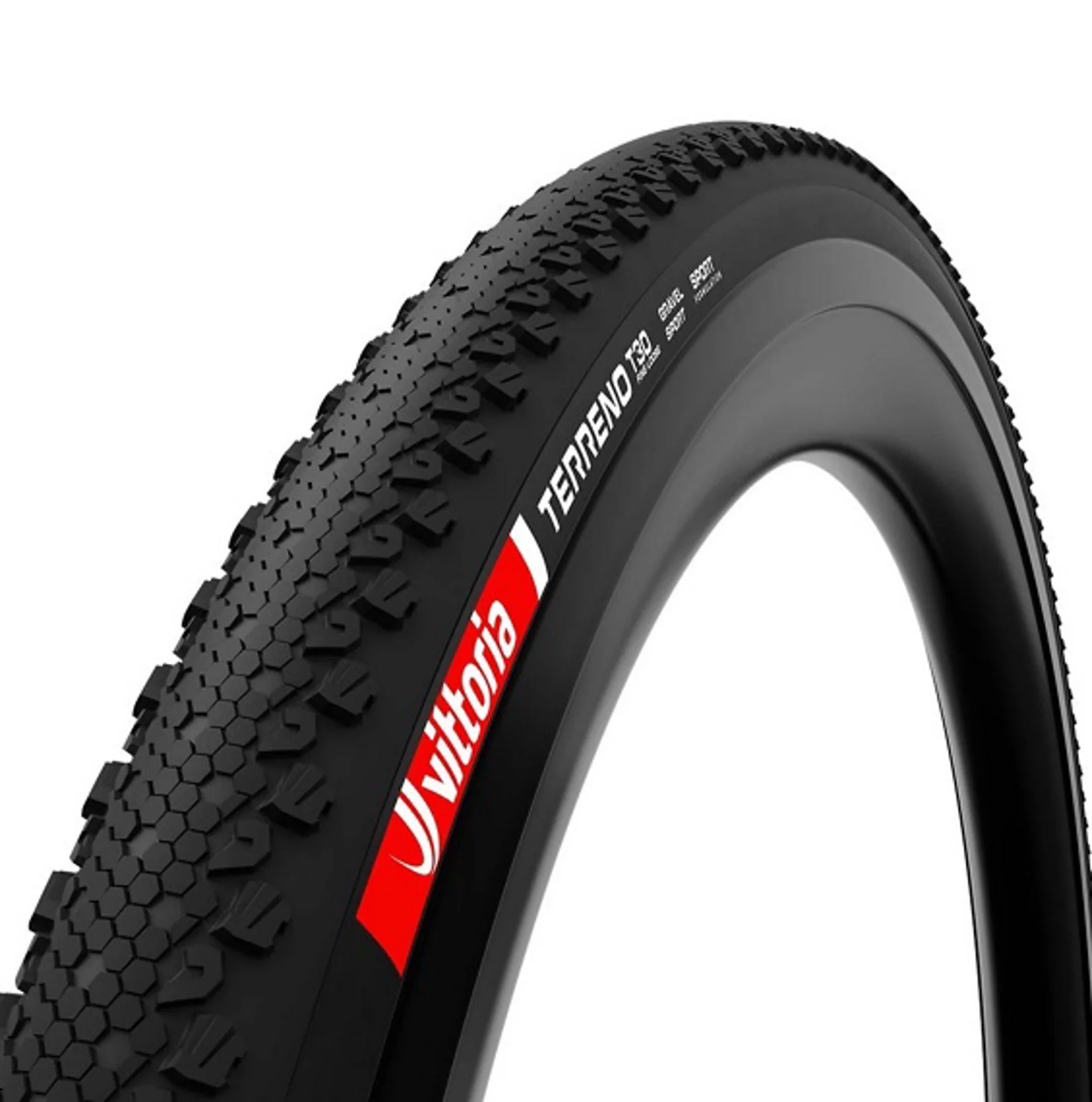 CUBIERTA VITTORIA TERRENO T30 GRAVEL SPORT 700X38 PLEGABLE NEGRO