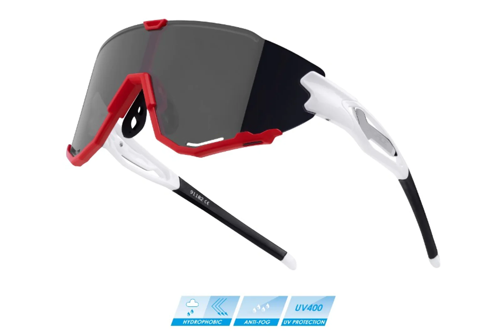 GAFAS FORCE CREED BLANCO/ROJO