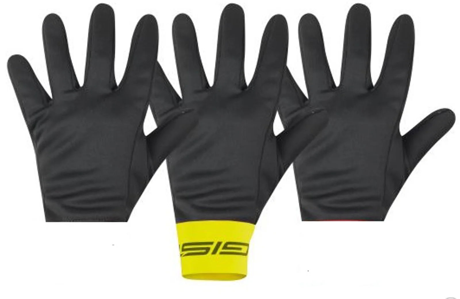 GUANTES GIST LARGOS SONIC NEGRO/AMARILLO M