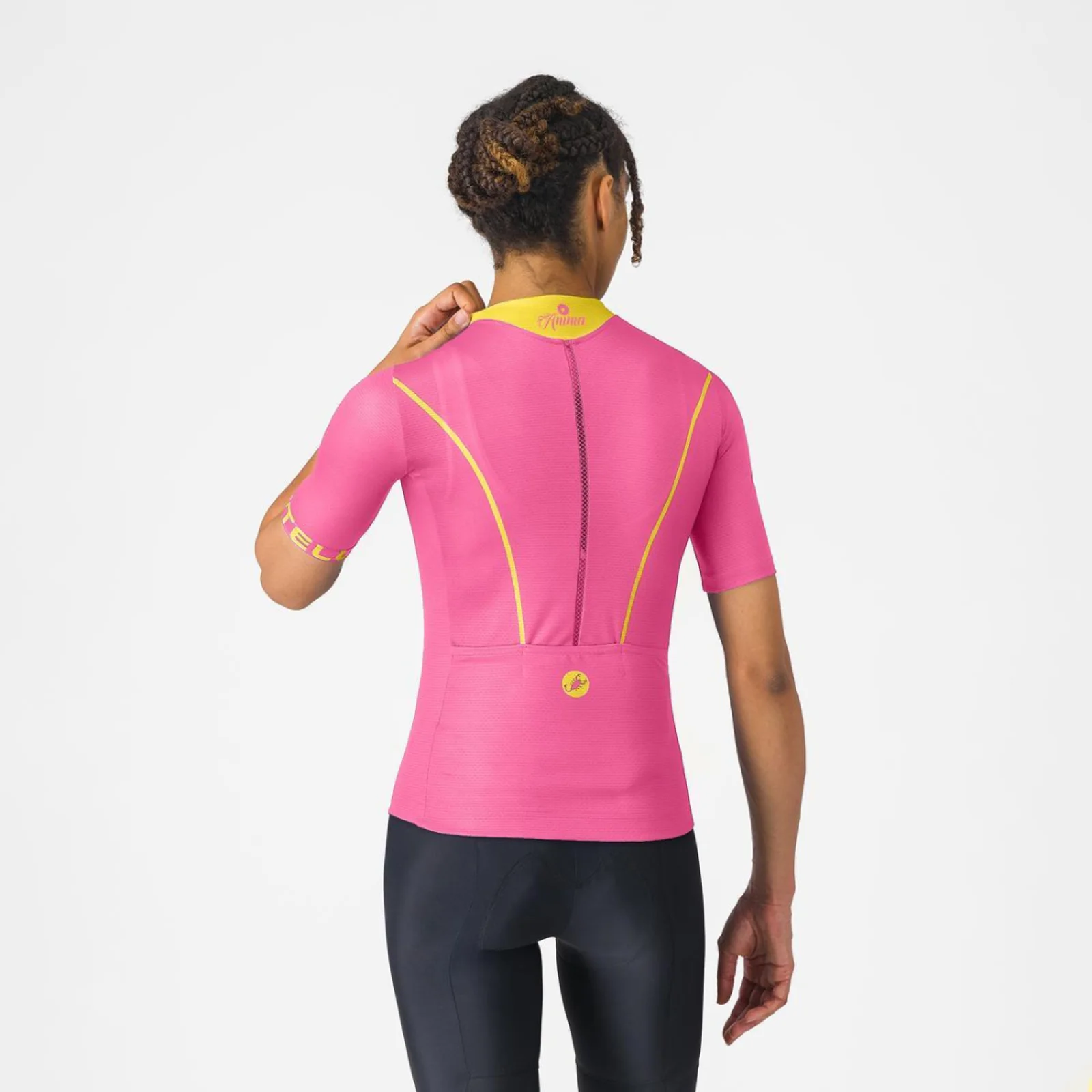 MAILLOT CASTELLI ANIMA FLOW WOMENS GIRO/MANGO L