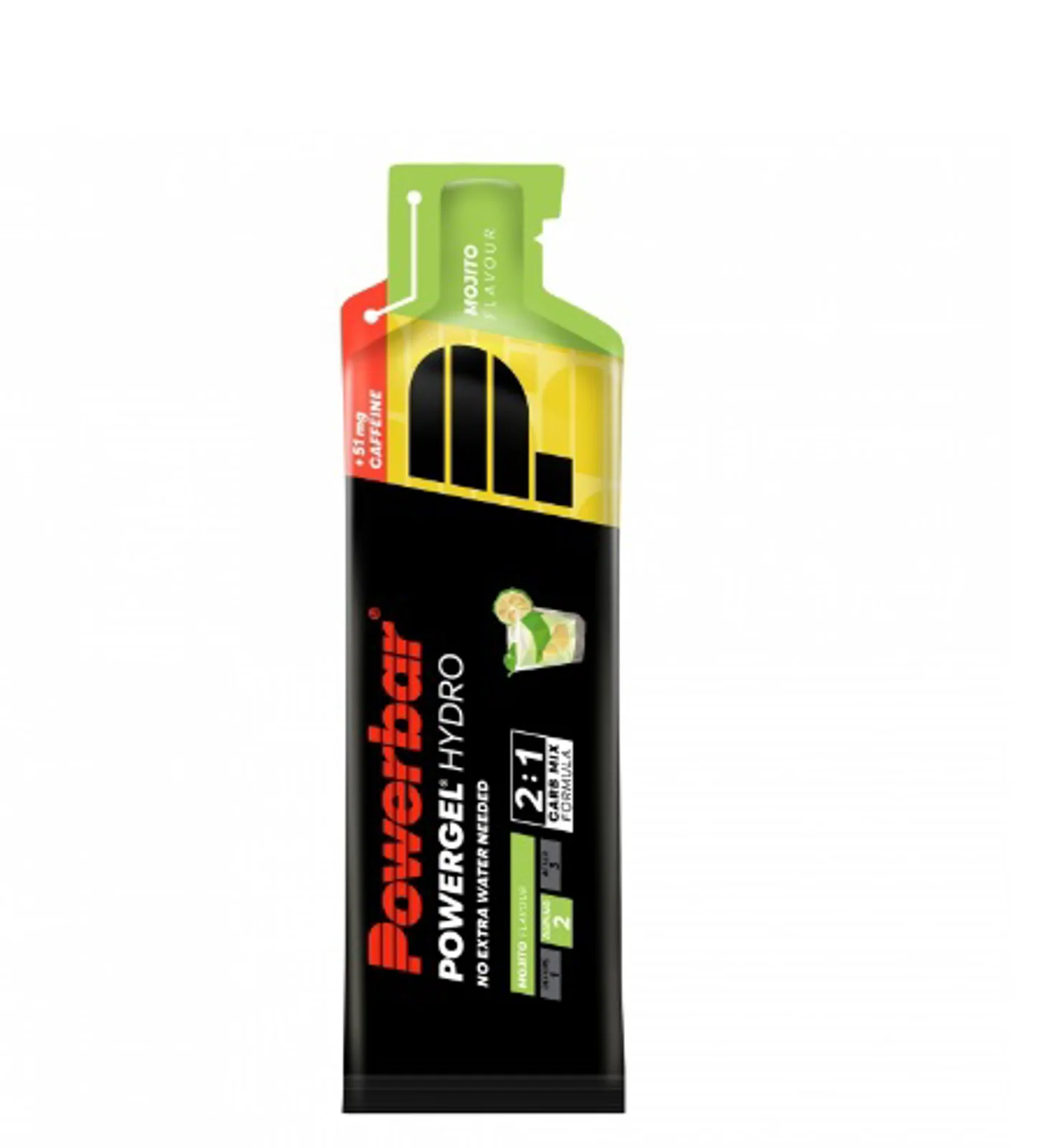 POWERGEL HYDRO POWERBAR MOJITO/CAFEINA