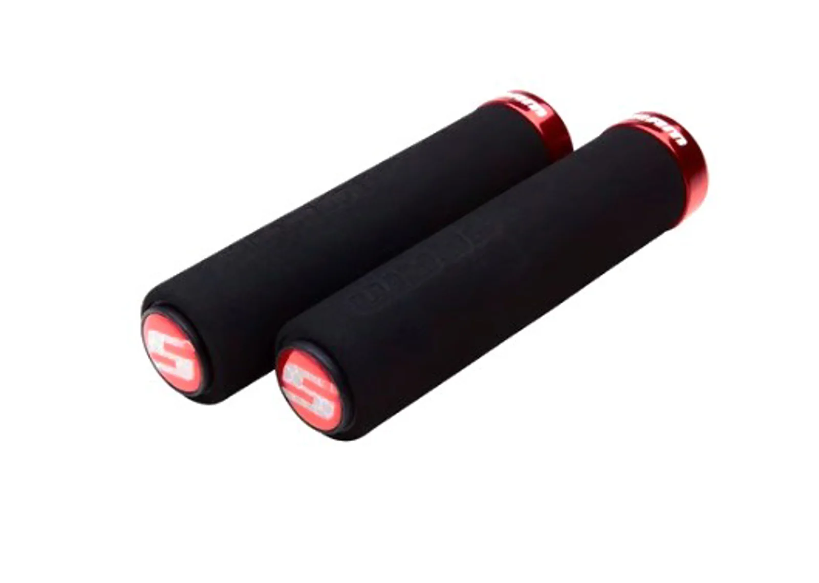 JGO.PUÑOS SRAM LOCKING GRIP FOAM NEGRO/ROJO