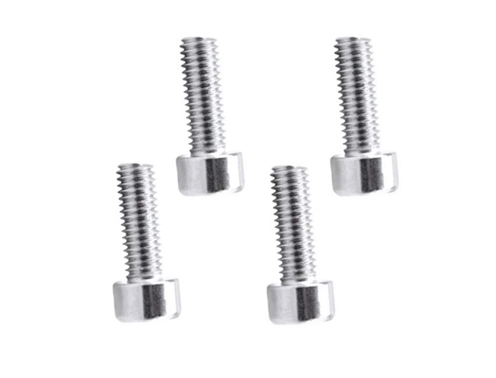 TORNILLOS PORTABIDON COLOURY ALU PLATA PACK 4