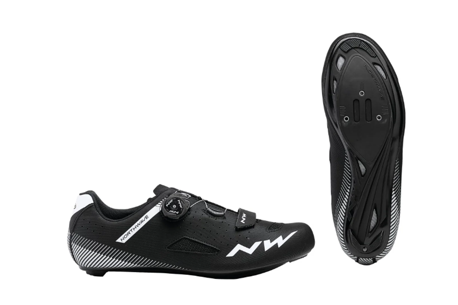 ZAPATILLAS NORTHWAVE CORE PLUS 44 NEGRO/BLANCO